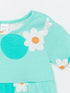 LC Waikiki Crew Neck Short Sleeve Baby Girl Dress